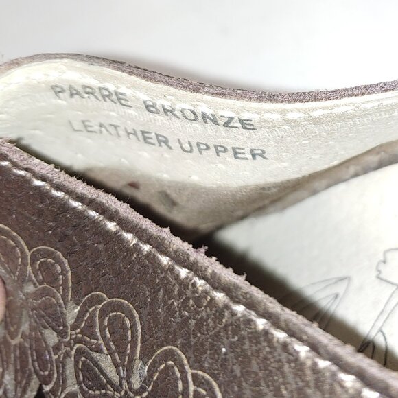 SPRING STEP PARRE BRONZE LEATHER CLOGS SIZE SIZE 40 - Picture 6 of 8